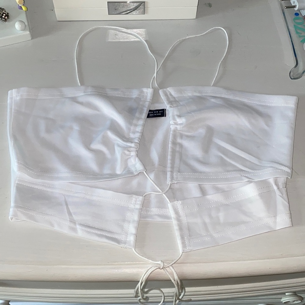 White Going out Top